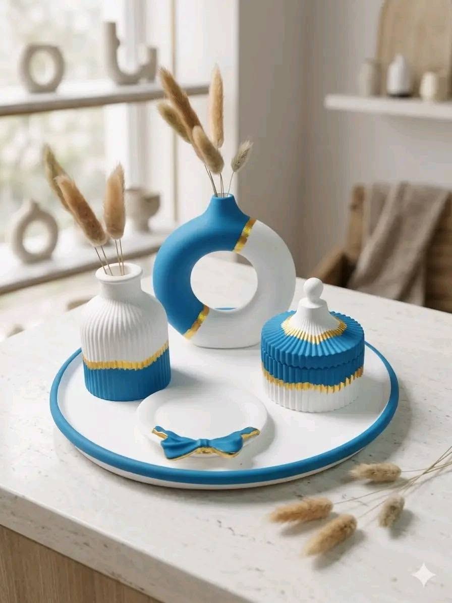 Ocean Blue Decor Set
